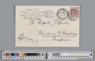 Postkarte an Richard Dehmel