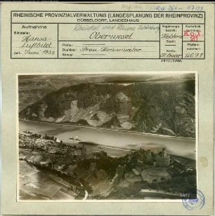 Oberwesel, Schönburg, Gesamtansicht