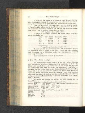 § 200. Eisen-Niederschläge.