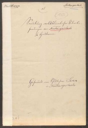 Konferenzaufsatz Neckargartach (Stadtkreis Heilbronn) OA Heilbronn II