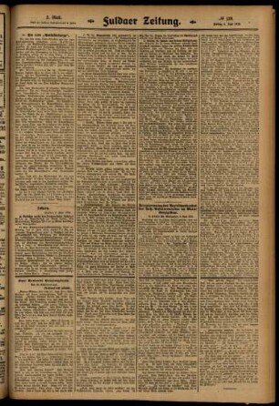 Zweite Ausgabe vom Freitag, den 06. Juni 1913.