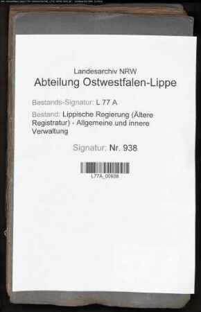 Bestätigung der Privilegien des Fleckens Schwalenberg