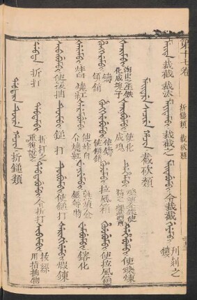 Dabtara tûre hacin = 折鎚類