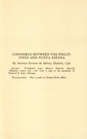 Commerce between the Philippines and Nueva Espana