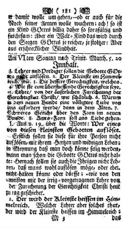 Am VI ten Sontag nach Trinit. Matth. 5.20