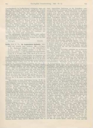 601-603 [Rezension] Kolde, Th., Die Augsburgische Konfession, lat. u. dt., kurz erl
