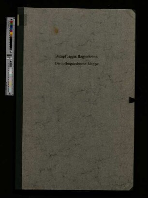 Dampfbagger : (Memel, Simson, Wodan [usw.])