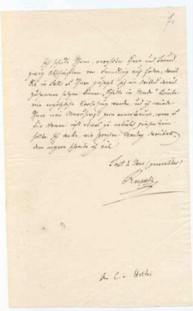 Korrespondenz von Ernst Raupach an Karl von Holtei