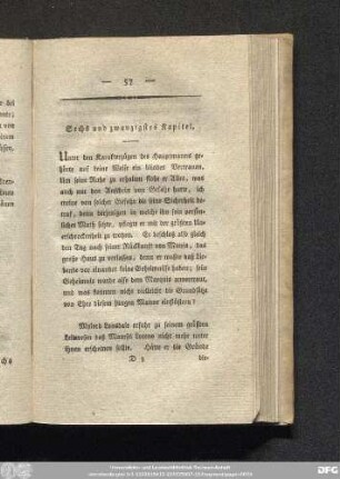 Sechs und zwanzigstes Kapitel.