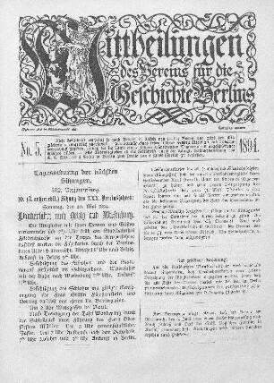 Tagesordnung der nächsten Sitzungen
