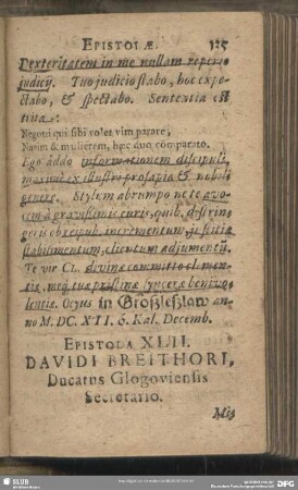 Epistola XLII.