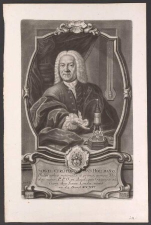 Porträt Samuel Christian Hollmann (1696-1787)