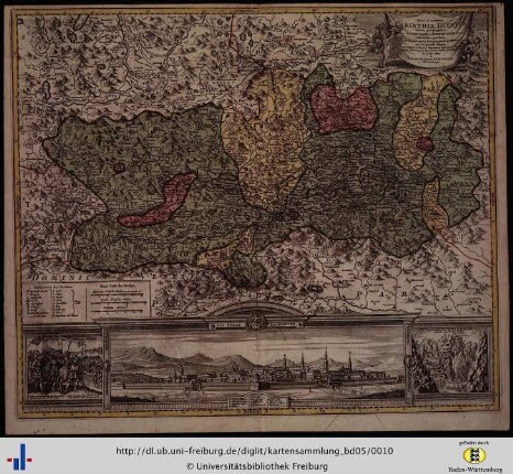 Nova et accurata Carinthiae Ducatus tabula geographica