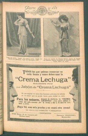 [Modas] - Traje de noche [... y] Traje de comida [...] - [Fotografías] : Para la niña y la mujer