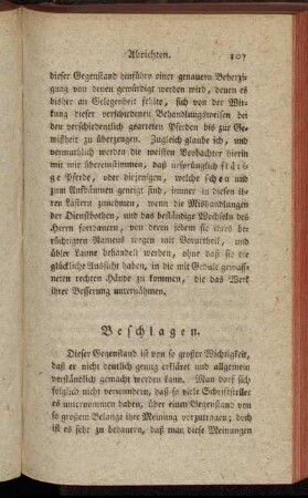 Beschlagen.