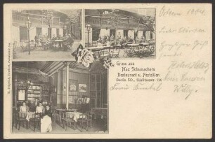Ansichtskarte Restaurant Schumacher, Skalitzer Straße [1/2]