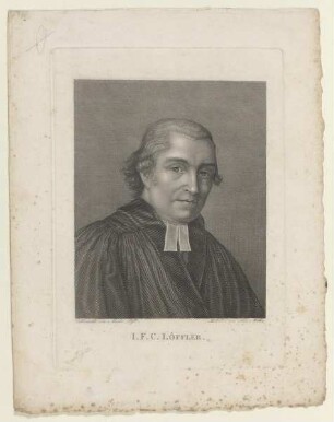 Bildnis des J. F. C. Loeffler