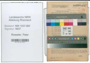 Entnazifizierung Peter Roeseler , geb. 18.09.1894 (Stadtsekretaer)