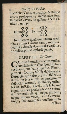 Cap. III. De Cantu