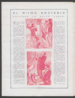 El ritmo grotesco : Bailemos la danza nueva!