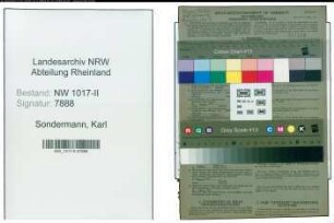 Entnazifizierung Karl Sondermann , geb. 28.05.1910 (Huf- Und Wagenschmied)