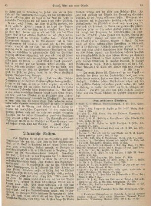 45-48 Literarische Notizen