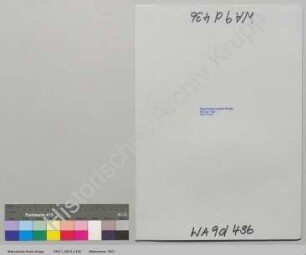 Verträge von Petronella Krupp. [Inhaltsverzeichnis der Archivalie FAH 1 D 67]