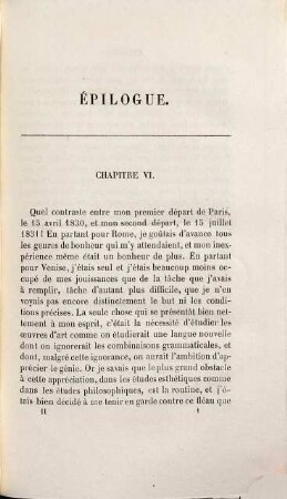 Épilogue à l'art chrétien, 2
