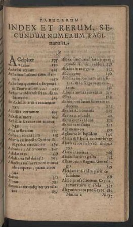 Index et rerum