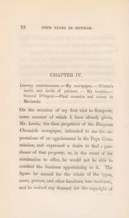 Chapter IV. Literary reminescences ...