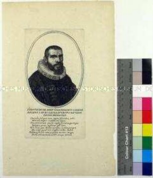 Porträt des niederländischen Theologen Lodewijk de Dieu