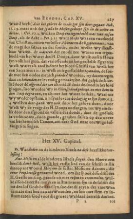 Het XV. Capittel