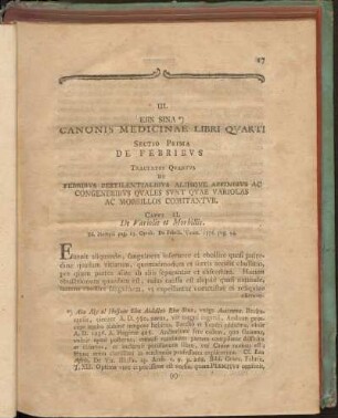 III. Ebn Sina, Canonis Medicinae Libri Qvarti
