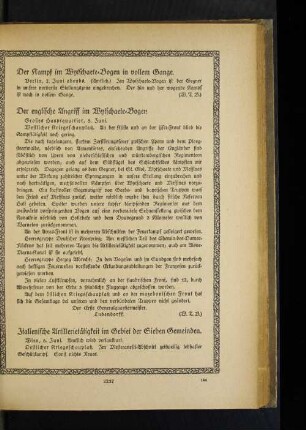 Der englische Angriff im Wytschaete=Bogen