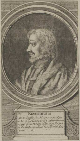 Bildnis von Kennethus III., König von Schottland