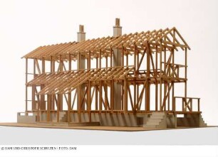 Selbstbauhaus - Modell des konzipierten Langhauses