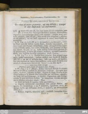 Caput Quadragesimum Quintum. De rebus ab autore praeteritis, aut non definitis; itemque de aliis illustrandis vel confirmandis.