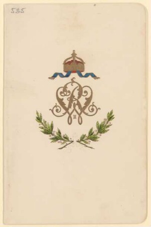 Menükarte : Fest-Mahl Geburtstag Wilhelm II, Central-Hotel Berlin