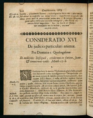 120-127, Consideratio XVI.
