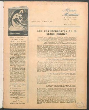 Los envenenadores de la salud pública