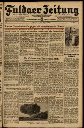 Ausgabe vom Donnerstag, den 08. Juni 1944.