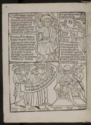 (1) Befehl des starken Engels an Johannes (Apc. 10, 5-1 ;11, 1-2); (2) Enoch und Elias vor dem Antichrist (Apc. 11, 3-4).