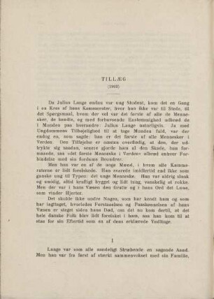 Tillæg