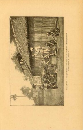 Prospections. - Lavages de sables aurifères sur la Cote-Ouest d'Atché (Sumatra)