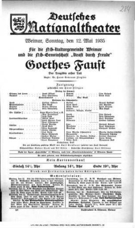 Goethes Faust Der Tragödie erster Teil