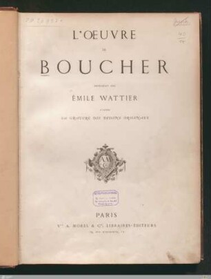 L'œuvre de Boucher