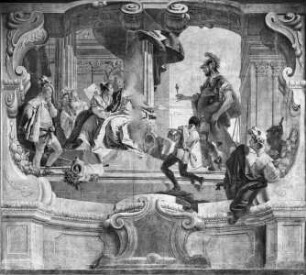 Malerische Ausstattung — Sophonisbe empfängt das Gift von Massinissa