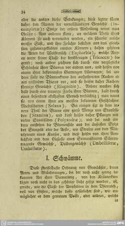 I. Schwämme