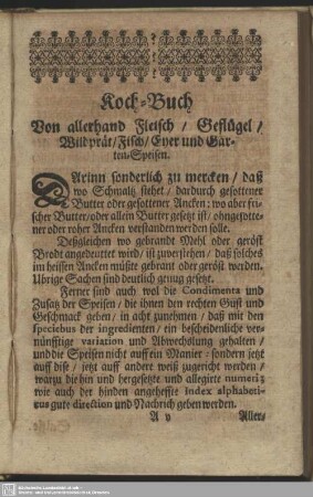 [Allerhand Speisen von Fleisch]