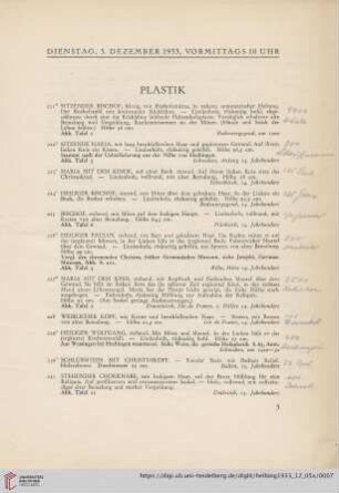 Plastik (Nr. 221-286)